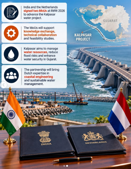 India and Netherlands Deepen Water Cooperation on Kalpasar Project