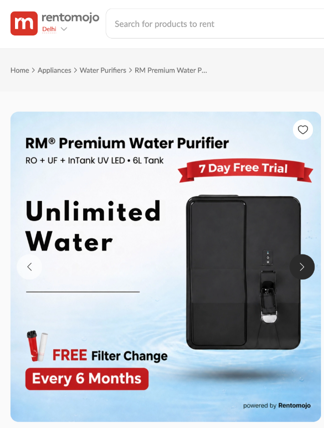 Water purifier rental options amid Delhi groundwater quality concerns
